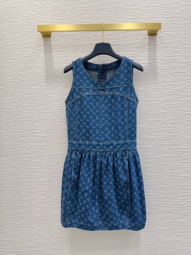 Louis Vuitto*2025Ss new vest dress high version ~ Super fashionable new denim je