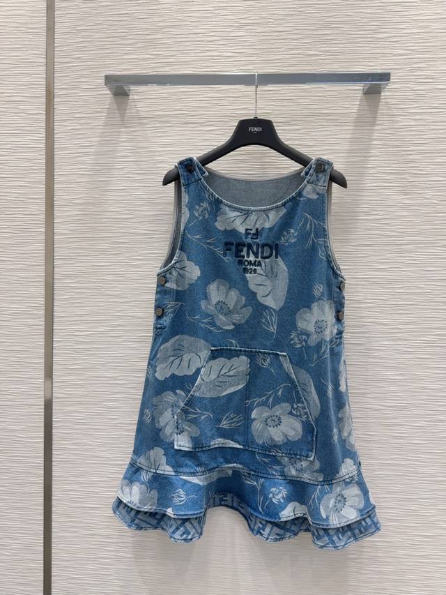 Fend* 2025Ss new vest dress high version ~ Super fashionable new denim jeans per