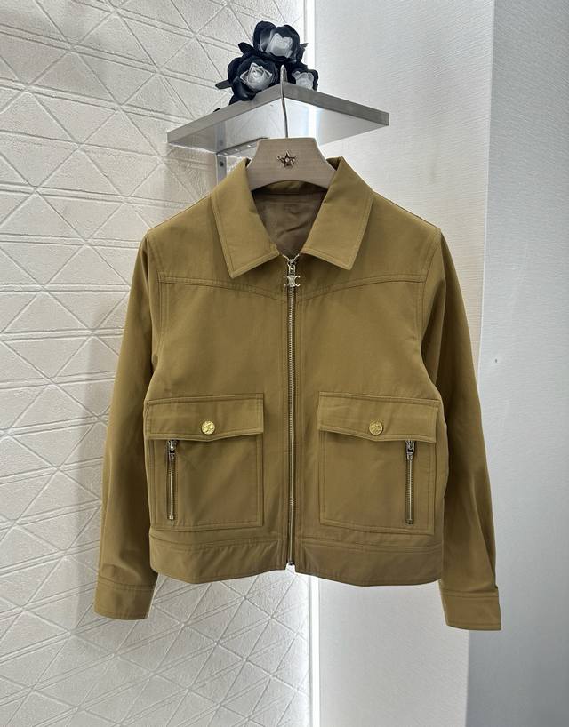 Celin*2025 New arrivals Retro lapel jacket and skirt set Customized Yb twill cot