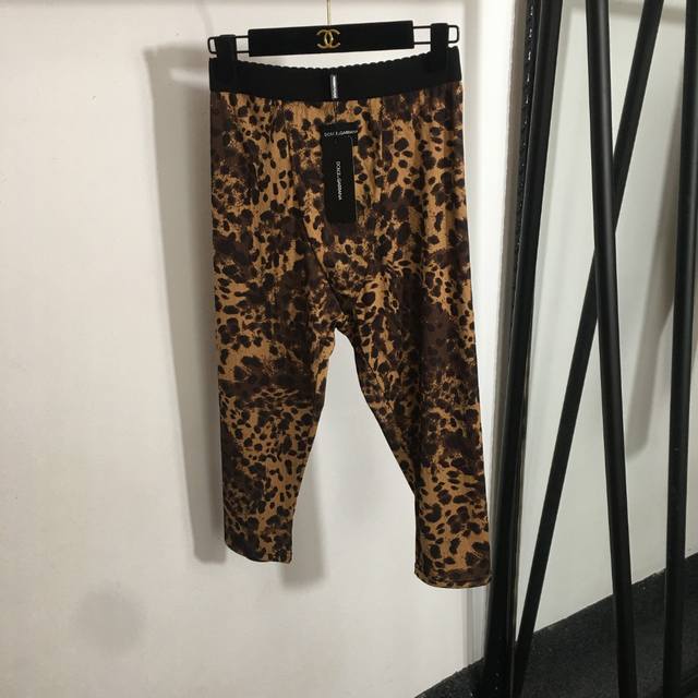 Style No. 20250464 Dg x Skims new wave edge webbing waist leopard print elastic