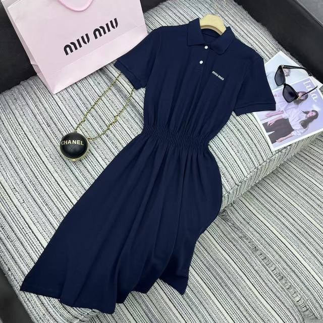 Strongly recommend the 25th spring and summer series Miu* new style lapel short-