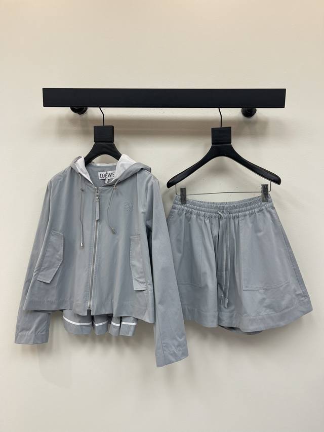 Loew*25 New hooded jacket and shorts set, customized by Yb, imported material, h