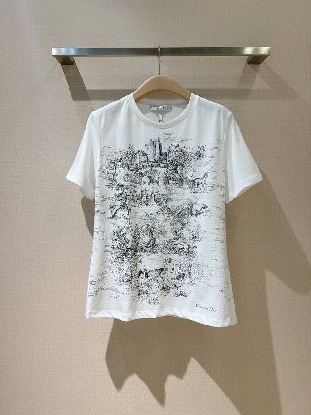 Dior *2025 new style highly recommended This T-shirt is inspired by the elegant