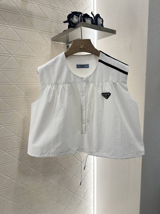 Prad*2025 New arrivals Vest top and skirt set Customized Yb windproof and waterp