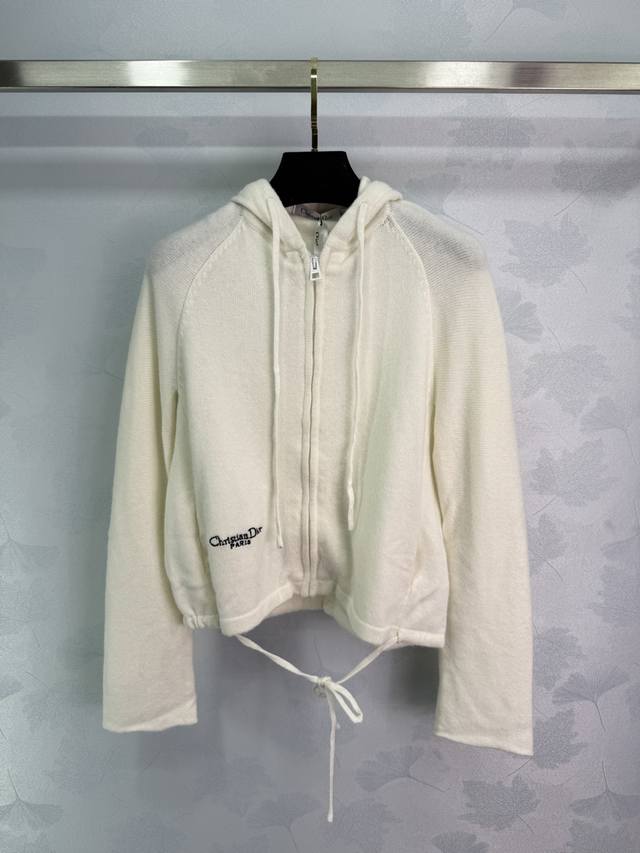 Dio* 2025 Early Fall New Series! Hooded long-sleeved zipper cardigan! Customized