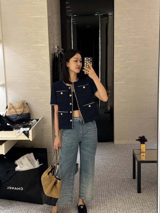 Chane* 25A Handicraft Workshop new lace waistband denim trousers | Exclusive hig