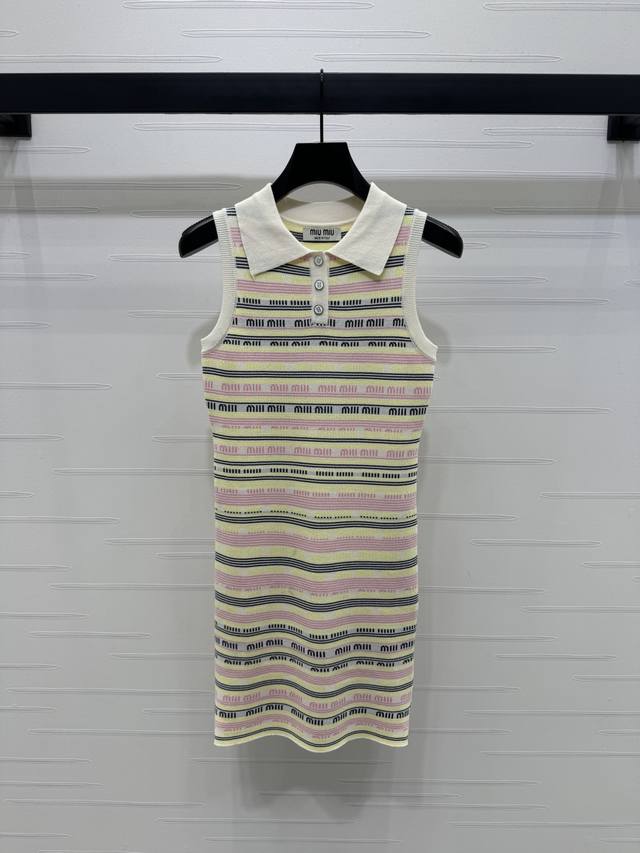 New original high-end quality Miumi*2025 spring and summer latest series! Stripe