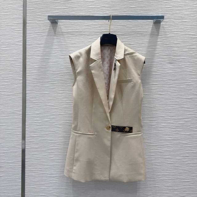 Louis Vuitto* 2025Ss new style simple and elegant vest suit, very high-end impor