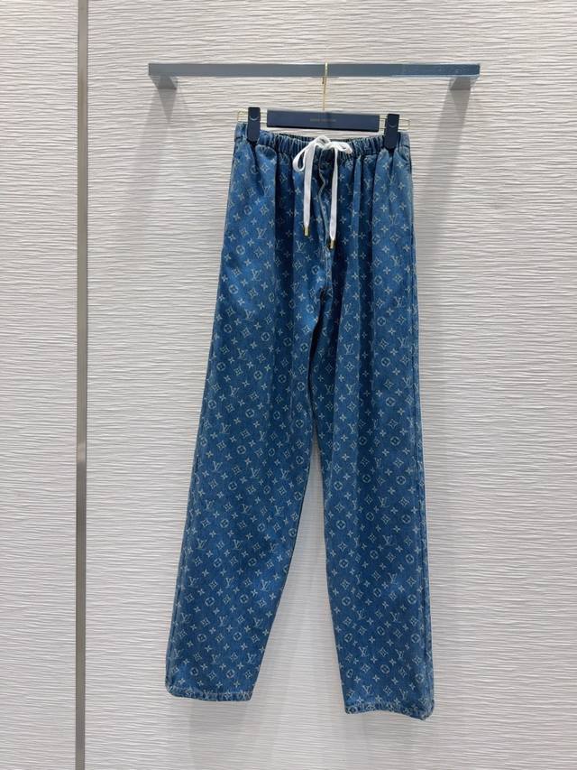 Louis Vuitto*2025Ss new high version~Super fashionable new denim jeans with pers
