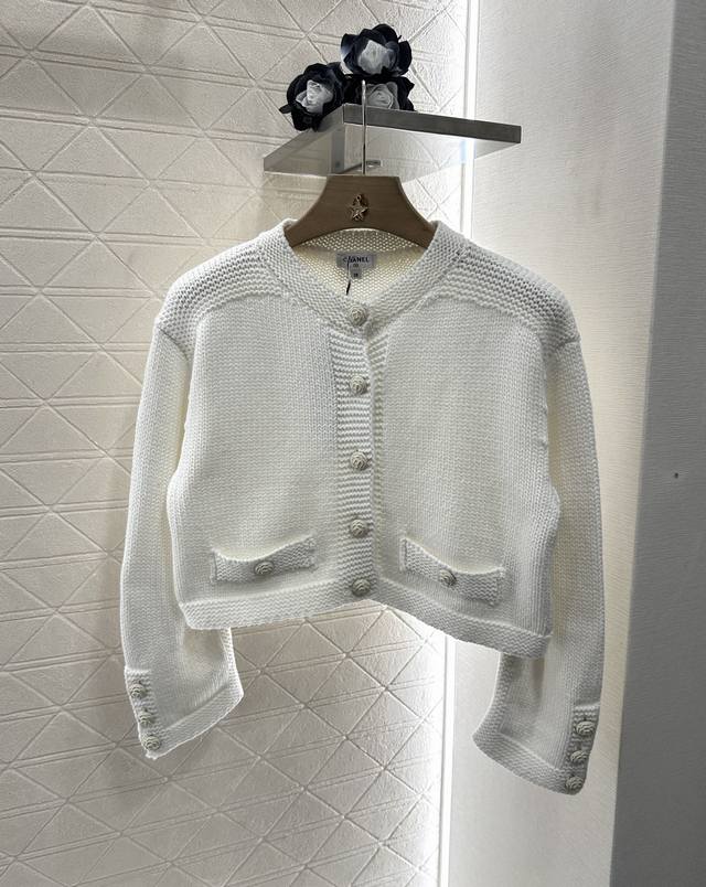 Chane*2025 New arrivals Knitted cardigan and short skirt set Customized Yb cotto