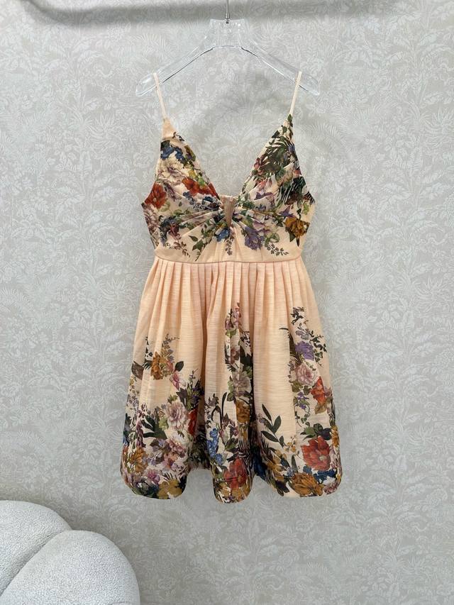 Zimmerman*Zimmerman 25 new style herringbone tube top suspender dress with retro