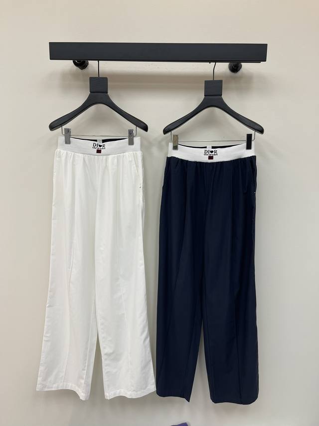 Dio*25 New style wide-leg trousers with webbing, customized Yb Tencel cotton mat
