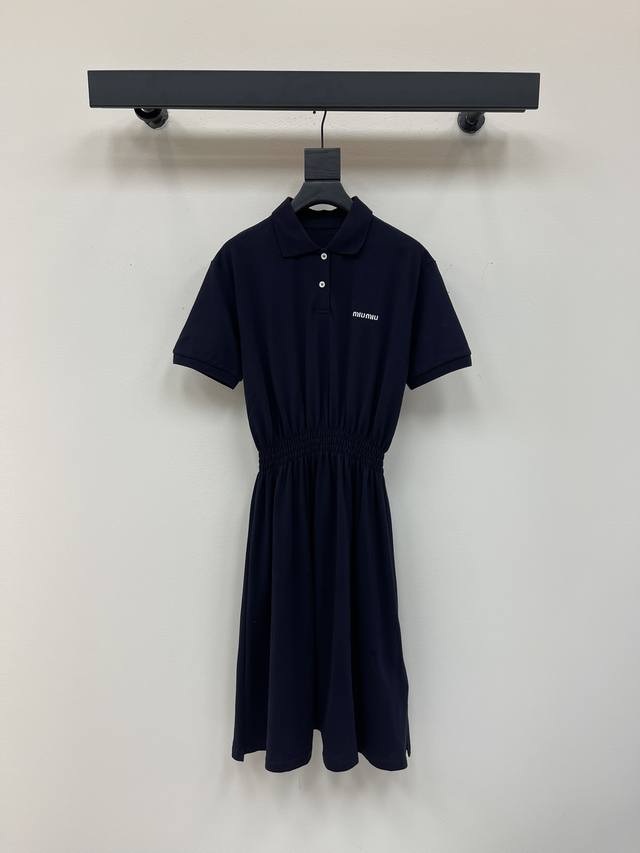 Miumi*25 New Zhudi short-sleeved dress customized Yb Zhudi cotton material with
