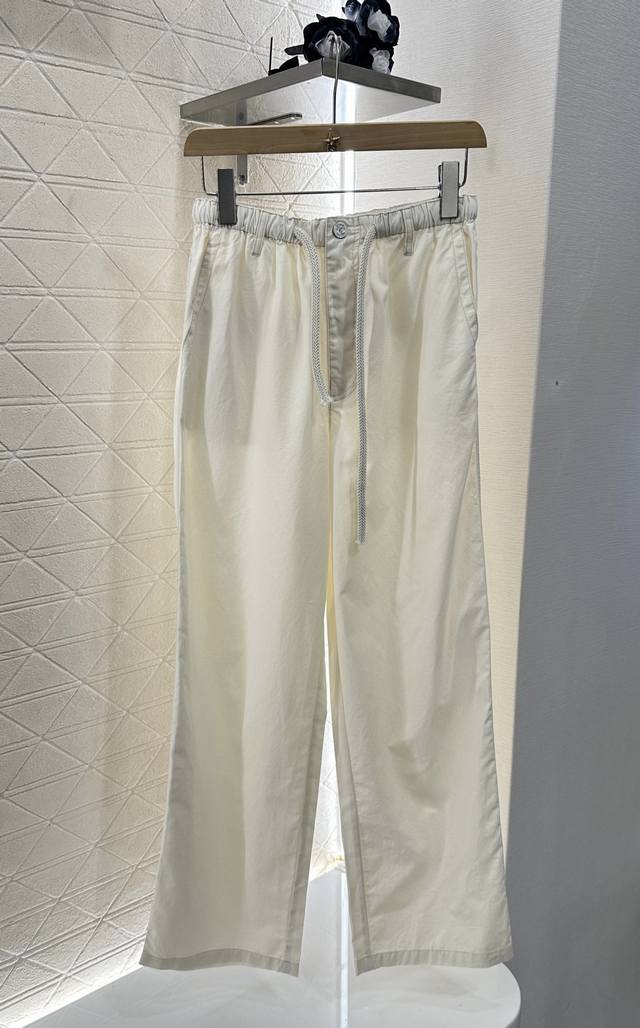 Chane*2025 New arrivals Wide-leg drawstring trousers Customized Yb Tencel cotton