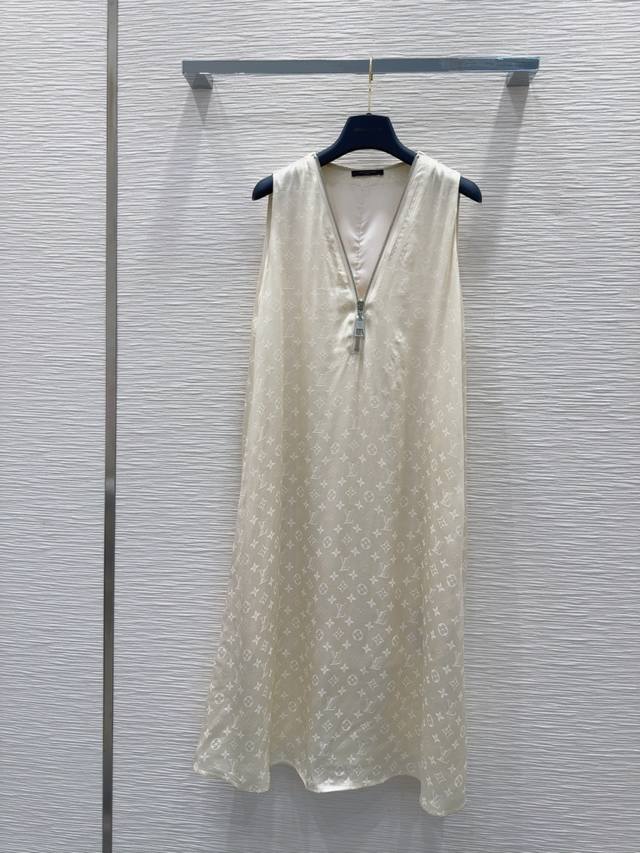 Louis Vuitto* 2025Ss new vest dress fabric is smooth and silky! Classic and styl