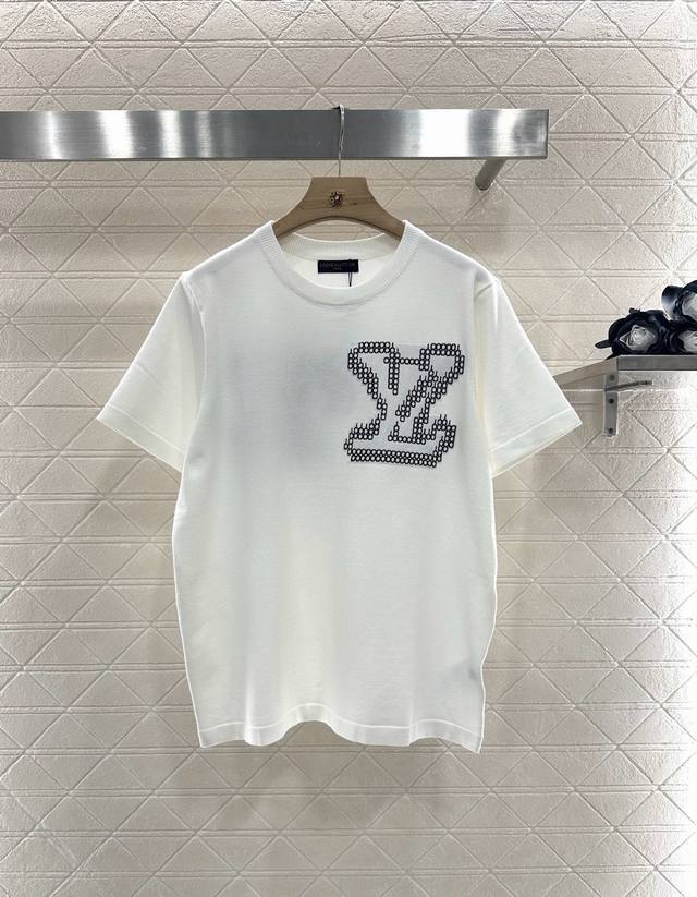 Louis Vuitto*2025 new arrivals round neck letter knitted top custom Yb cotton ya