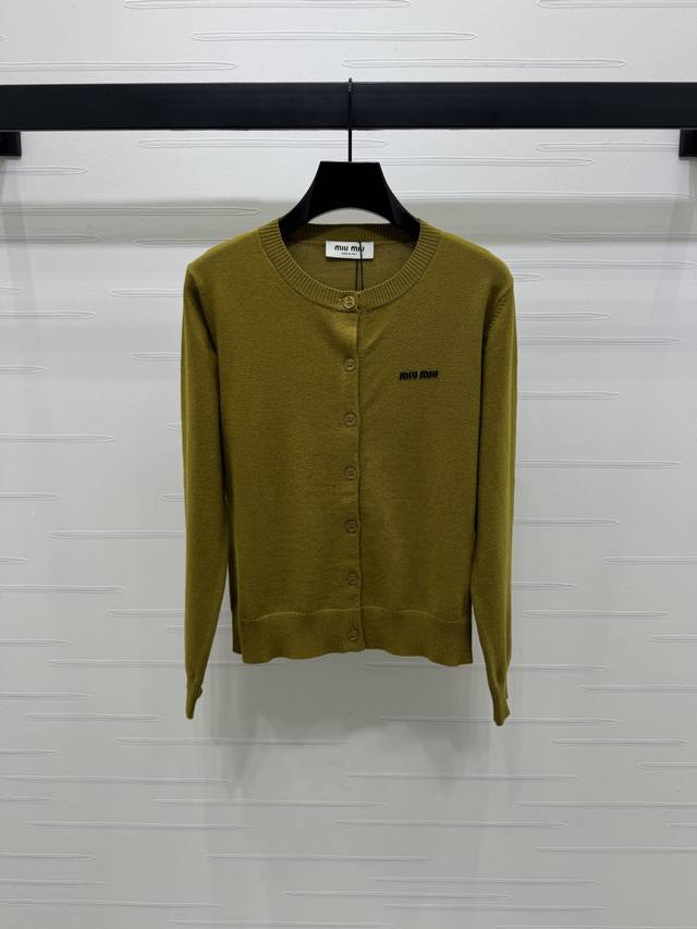 New original high-end quality Miumi*2025 early autumn latest series! Round neck