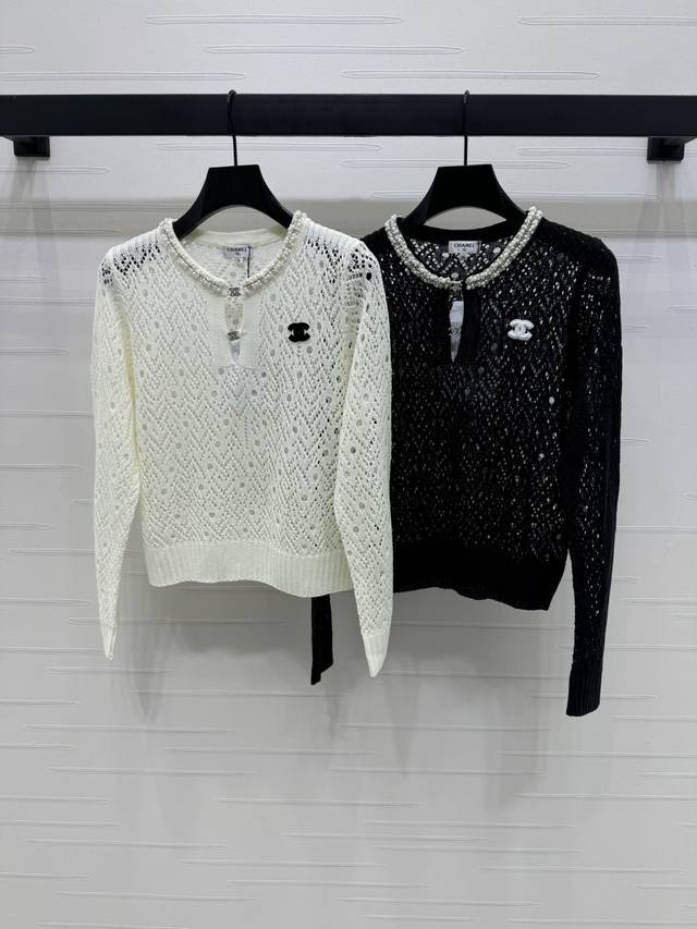 New original high-end quality Chane* 2025 early autumn latest series! Hollow V-n