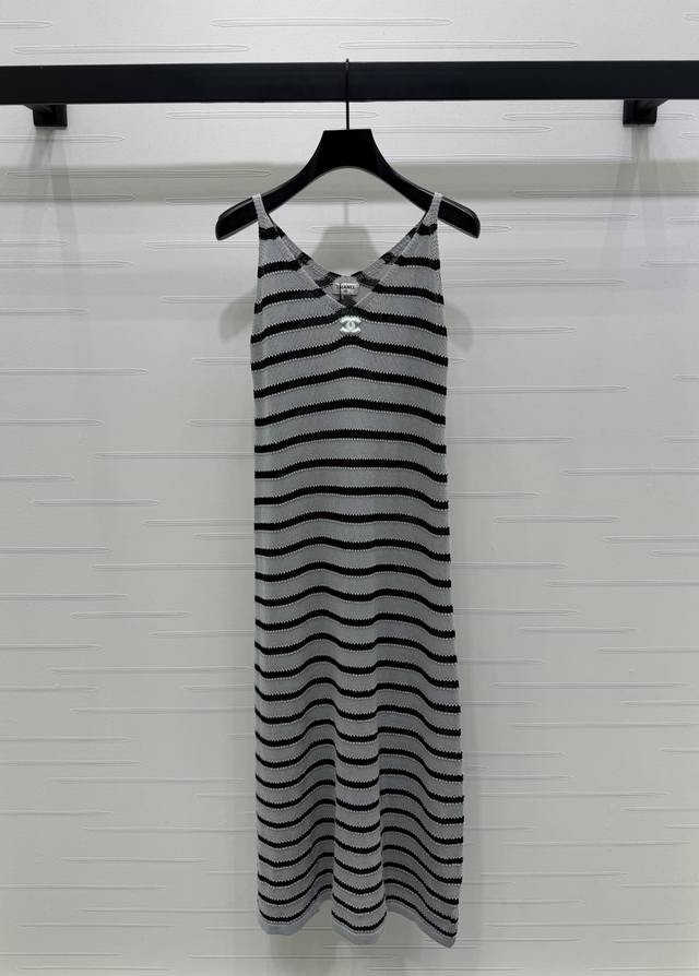 New original high-end quality Chane* 2025 early autumn latest series! Striped kn