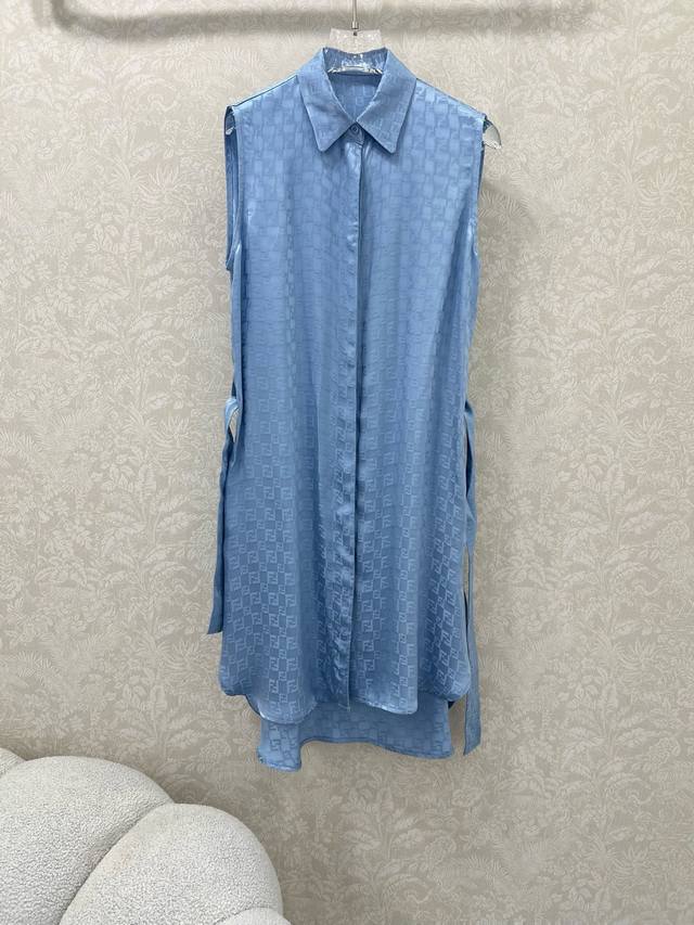 Fend *25 New jacquard pattern vest petticoat custom Yb imported jacquard materia