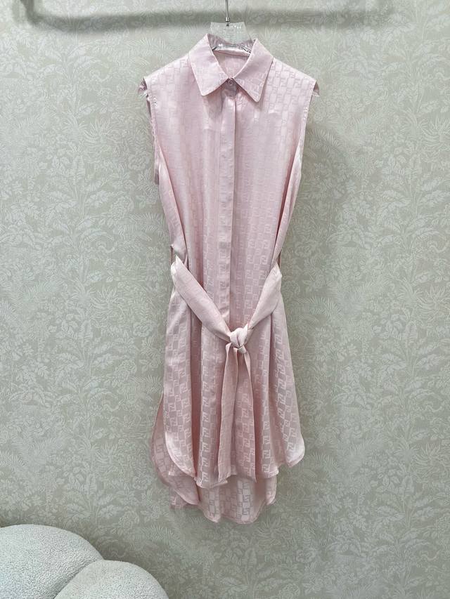 Fend *25 New jacquard pattern vest petticoat custom Yb imported jacquard materia