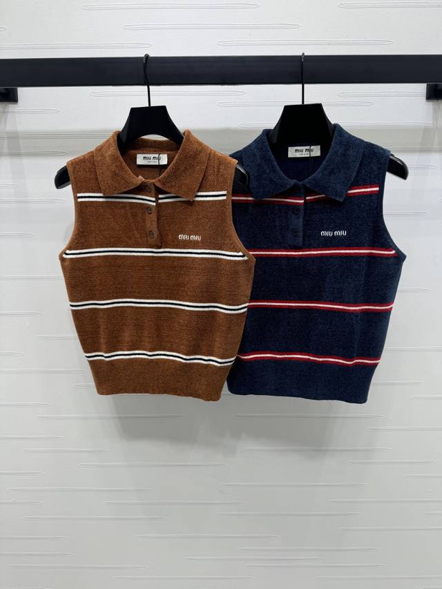 New original high-end quality Miumi*2025 spring and summer latest series! Stripe