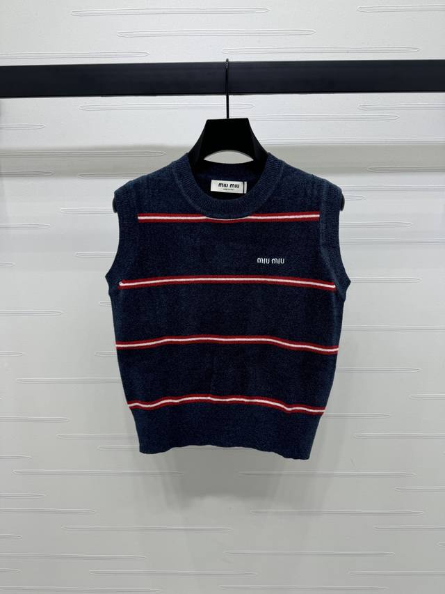 New original high-end quality Miumi*2025 spring and summer latest series! Stripe