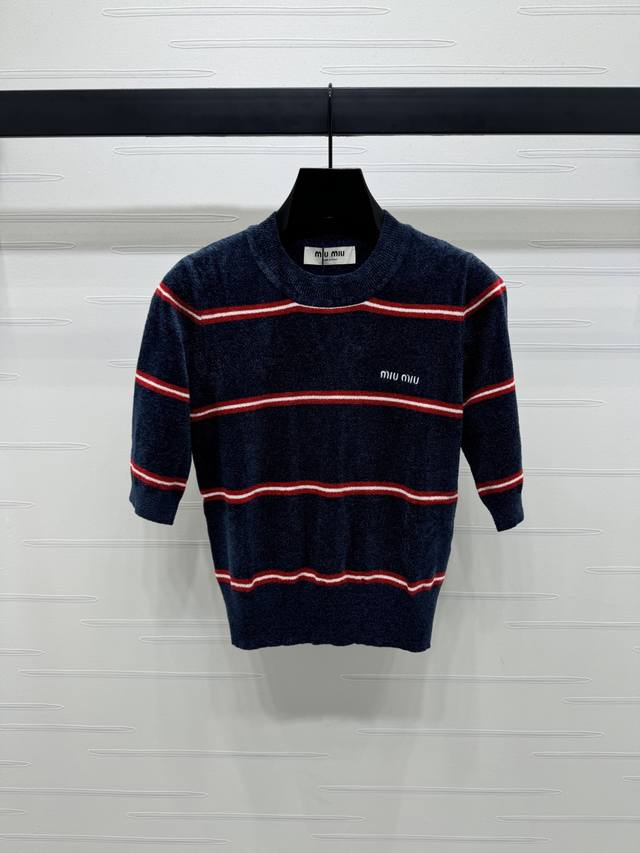 New original high-end quality Miumi*2025 spring and summer latest series! Stripe