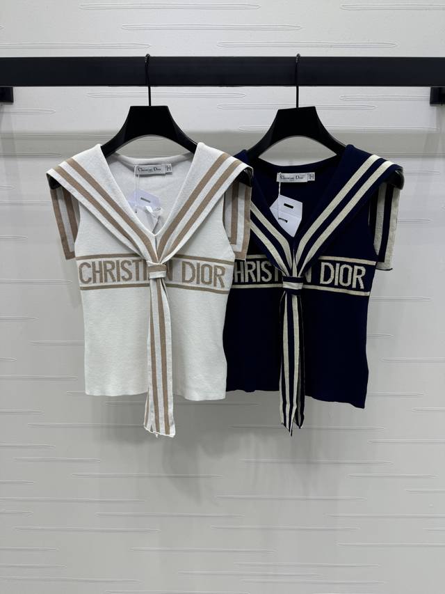 New original high-end quality Dio* 2025 early autumn latest series! Navy collar