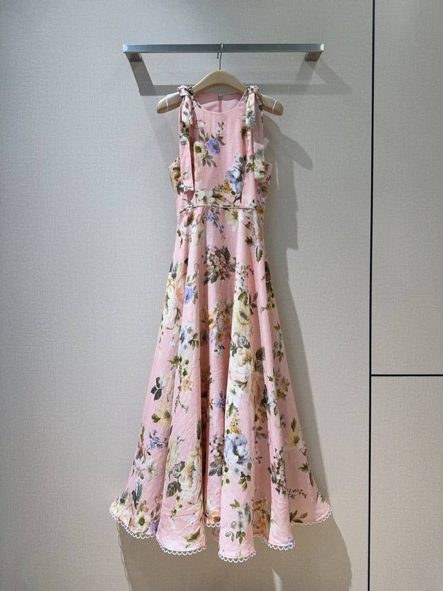 Zimmerman*N New Product Recommendation Sleeveless Midi Dress Pink floral print,