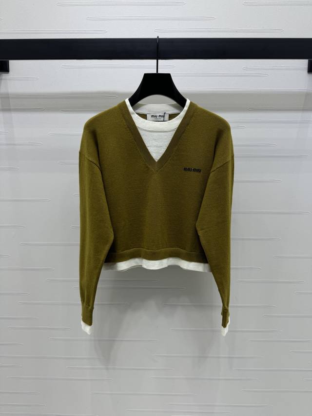 New original high-end quality Miumi*2025 early autumn latest series! Contrast co