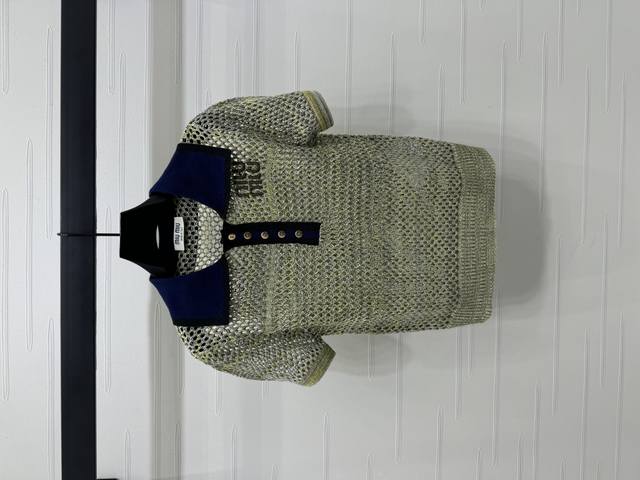 New original high-end quality Miumi*2025 early autumn latest series! Hollow knit