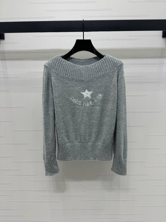 New original high-end quality Dio* 2025 early autumn new series! Ribbed collar k