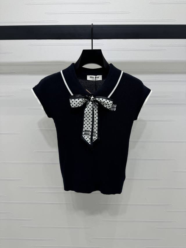 New original high-end quality Miumi*2025 early autumn latest series! Bowknot lap