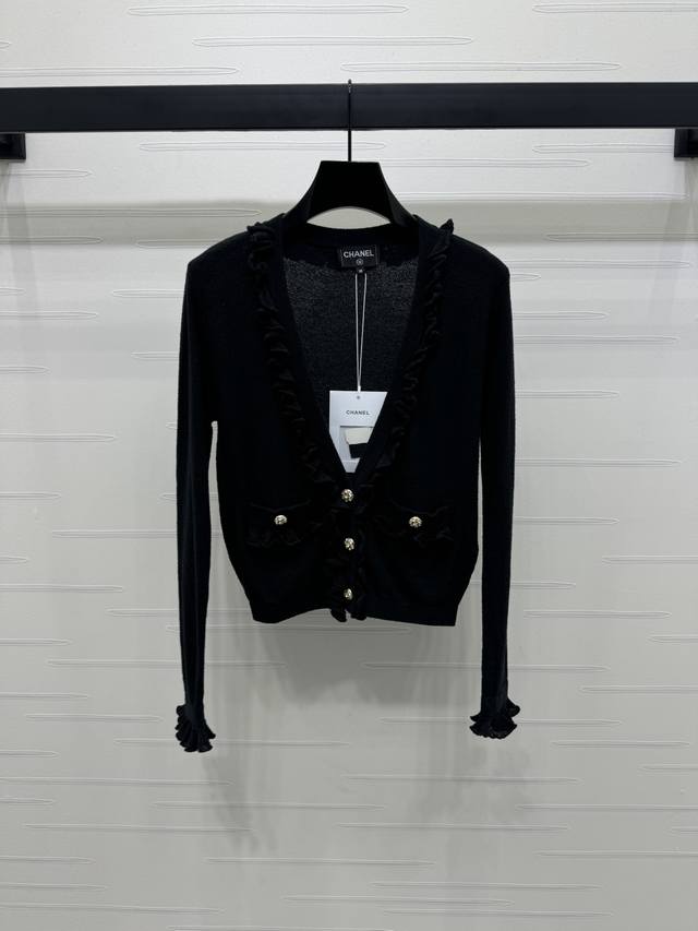 New original high-end quality Chane* 2025 early autumn latest series! Ruffle kn