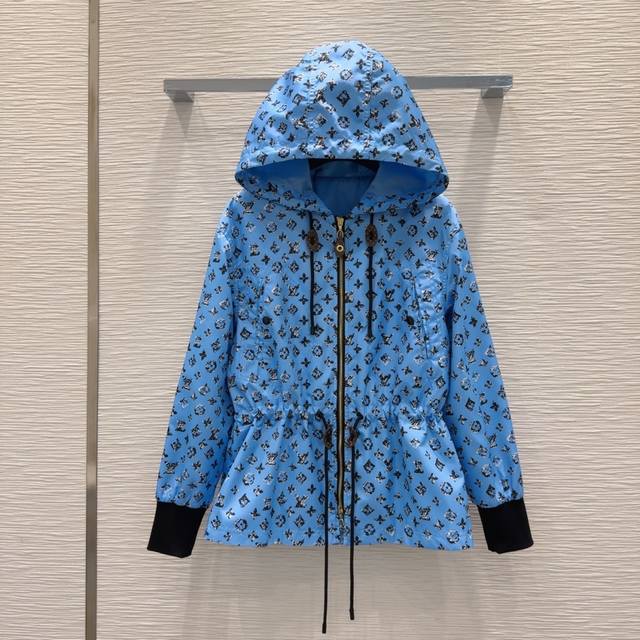 Louis Vuitto* 2025Ss suit Monograw penetration printing High-end and full of atm