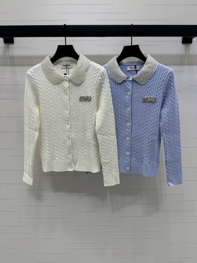 New original high-end quality Miumi*2025 early autumn latest series! Lapel bead
