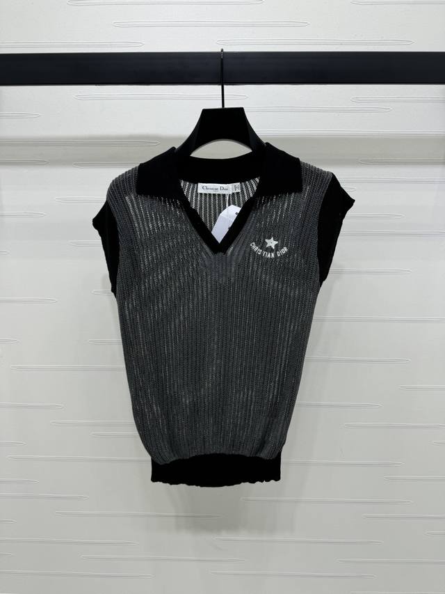 New original high-end quality Dio* 2025 early autumn latest series! Lapel knitte