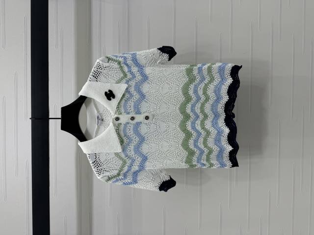 New original high-end quality Chane* 2025 early autumn latest series! Wave patt