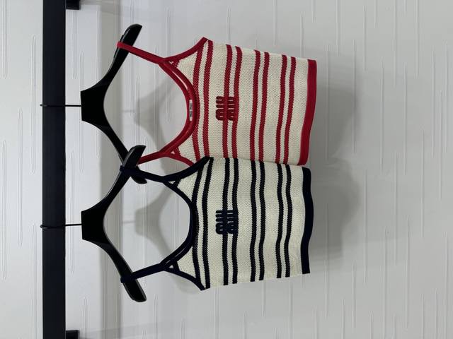 New original high-end quality Miumi*2025 early autumn latest series! Hollow stri