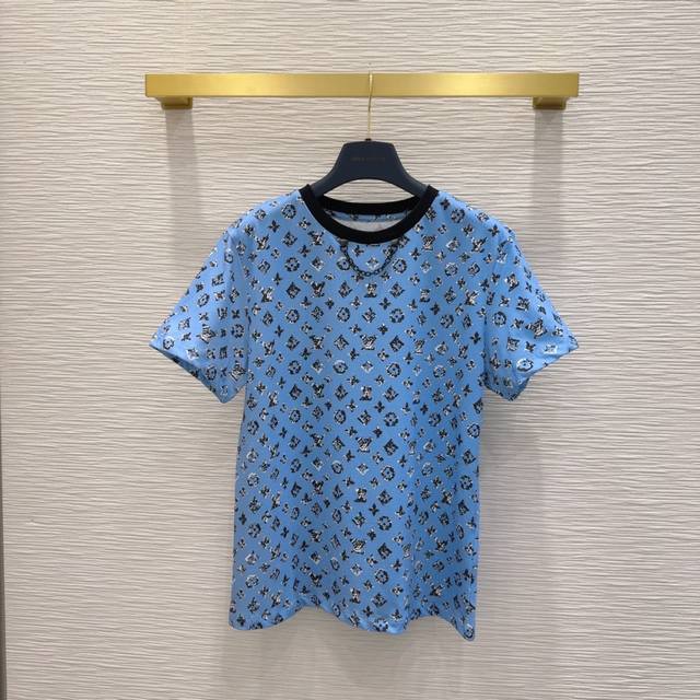 Louis Vuitto*2025Ss new T-shirt with high density and super good feel. It is rea