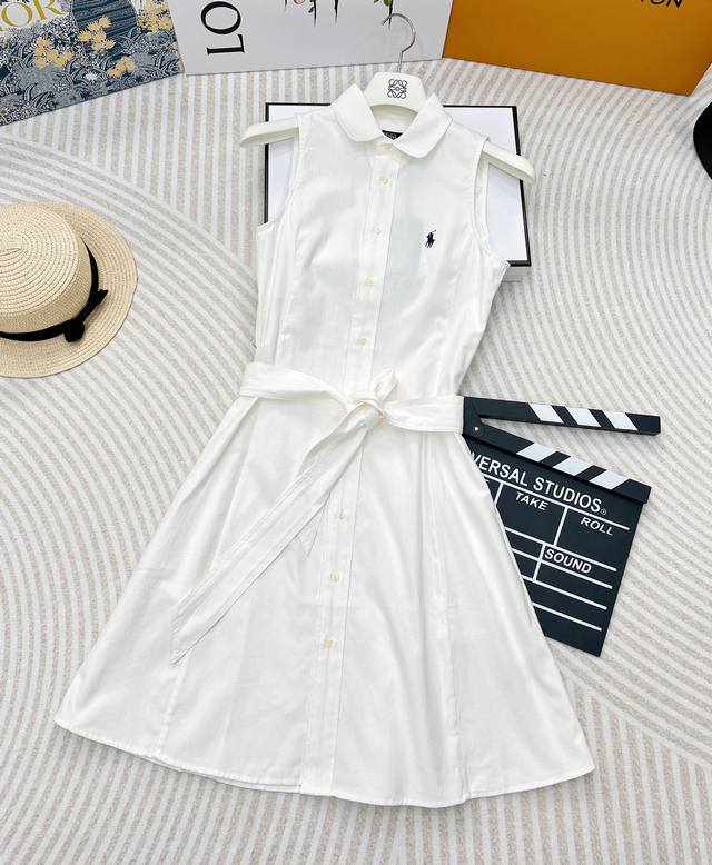 Ralph Lauren lapel classic sleeveless vest dress, This dress is so beautiful! S