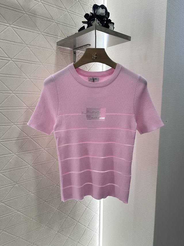 Chane*2025 New arrivals Slim fit knitted short sleeves Customized Yb imported ya