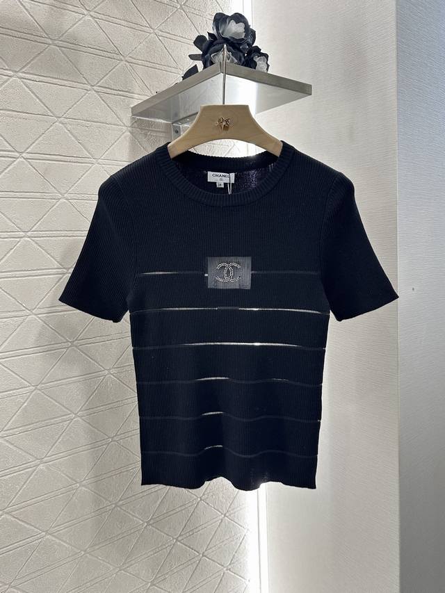Chane*2025 New arrivals Slim fit knitted short sleeves Customized Yb imported ya