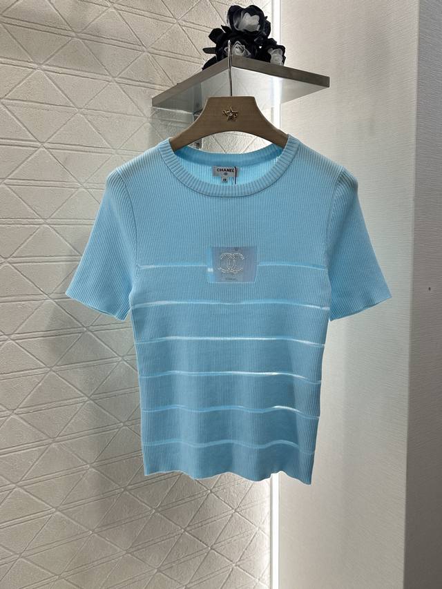Chane*2025 New arrivals Slim fit knitted short sleeves Customized Yb imported ya