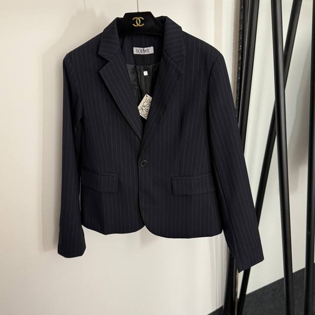 Style No. 20254122 Loew* new slim fit single button long sleeve striped suit ja