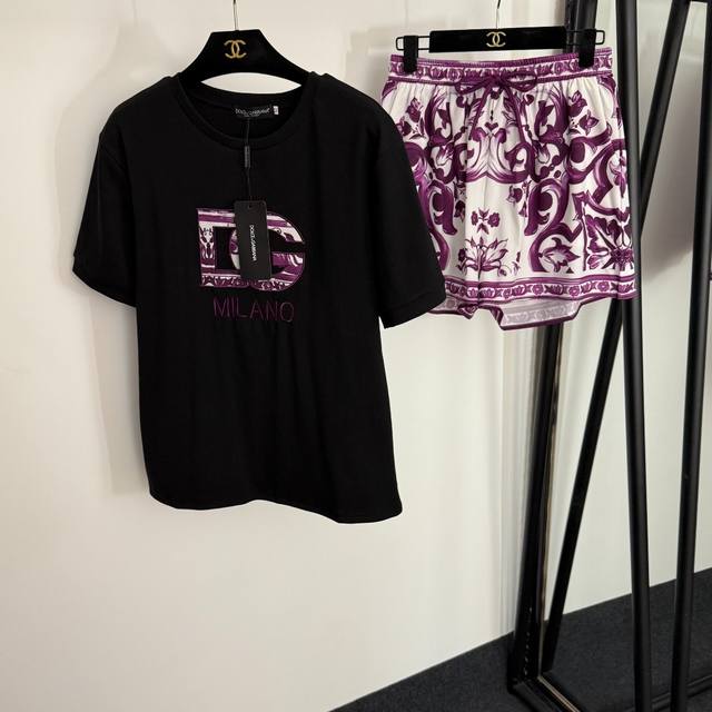 Style No. 20254107 Dg* new suit, Dg letter patch casual short-sleeved T-shirt +