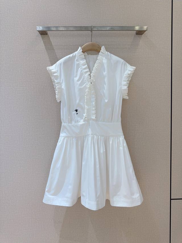 D Home style accordion lace shirt dress Sweet little fairy, dressed in plain wat