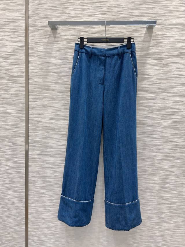 Valentin* 2025Ss new high version ~ Super fashionable new denim jeans personalit