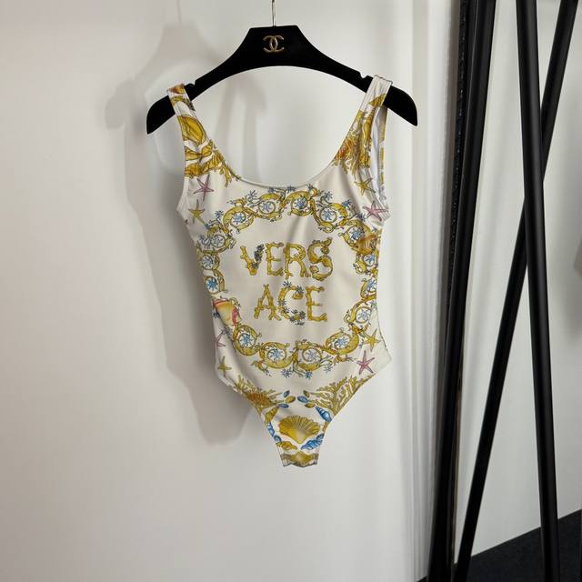 Style No. 20254086 Versac* New Retro Positioning Printed Backless Sling One-Pie